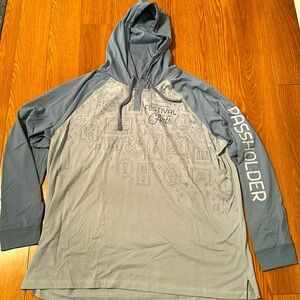 Light blue gray Walt Disney World hoodie ￼